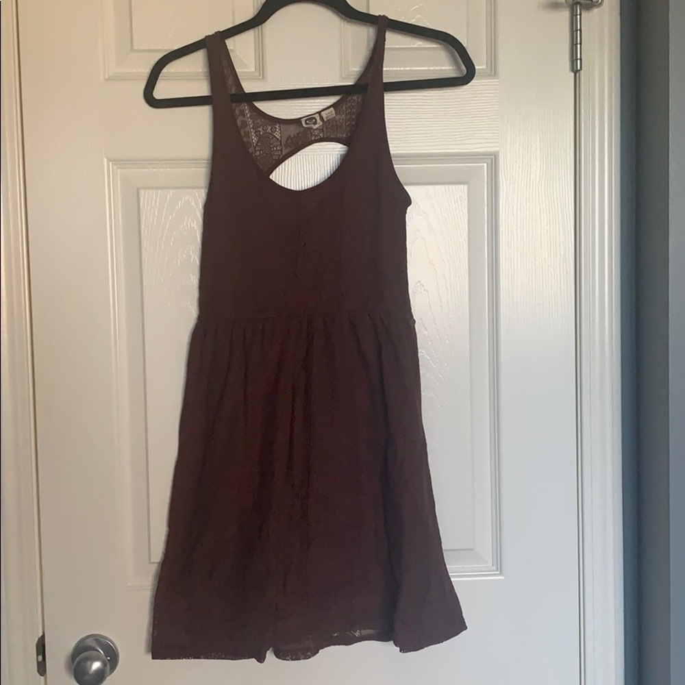 Chocolate brown summer dress